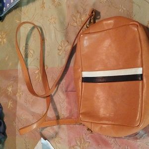 Clare V small leather crossbody bag